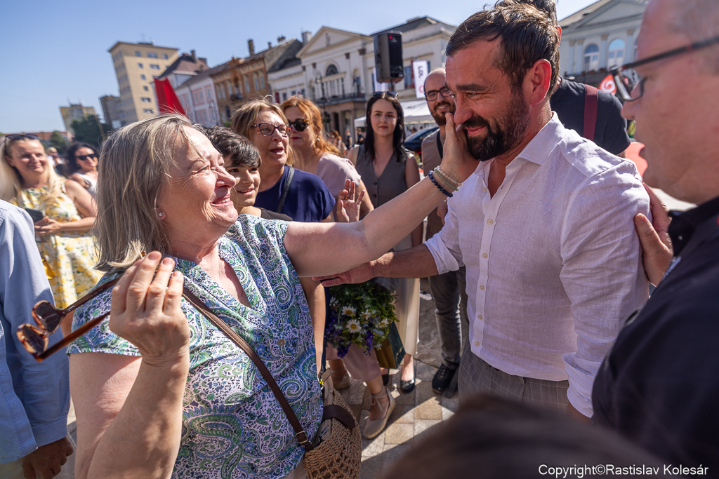 Filmoví fanúšikovia si nenechali ujsť príležitosť stretnúť sa v súčasnosti s jedným z najžiadanejších slovenských hercov.