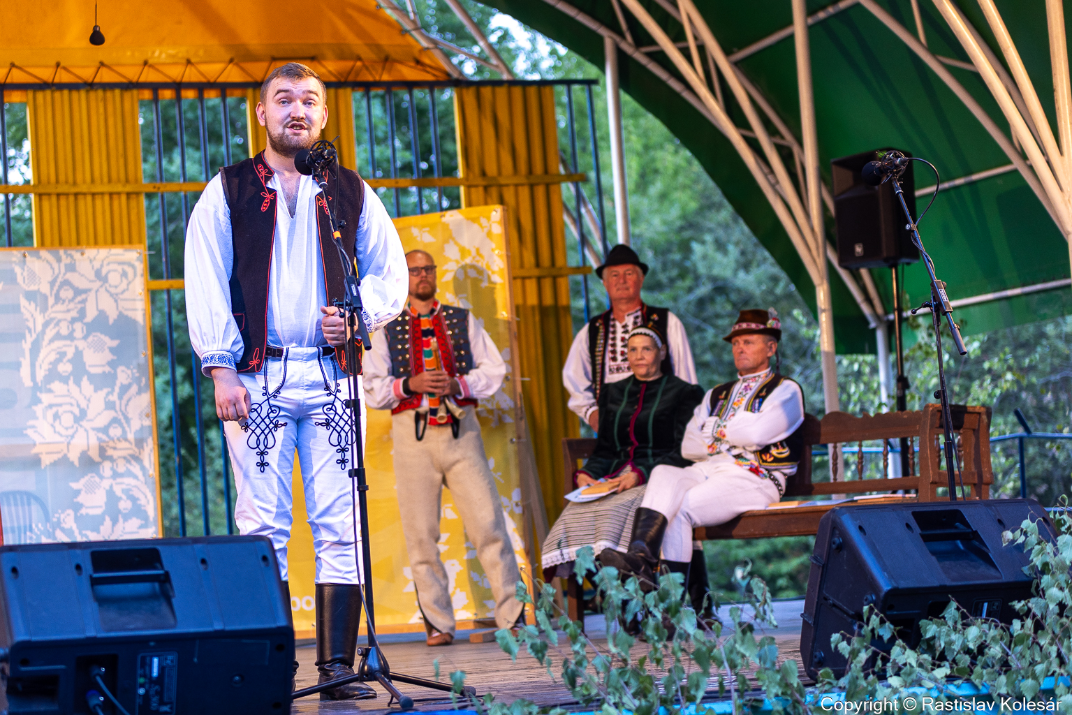 Štefan Vansač v rámci krajského kola Vidiečanovej Habovky získal v kategórii sólisti speváci a spevácke duá cenu Zlaté pásmo.