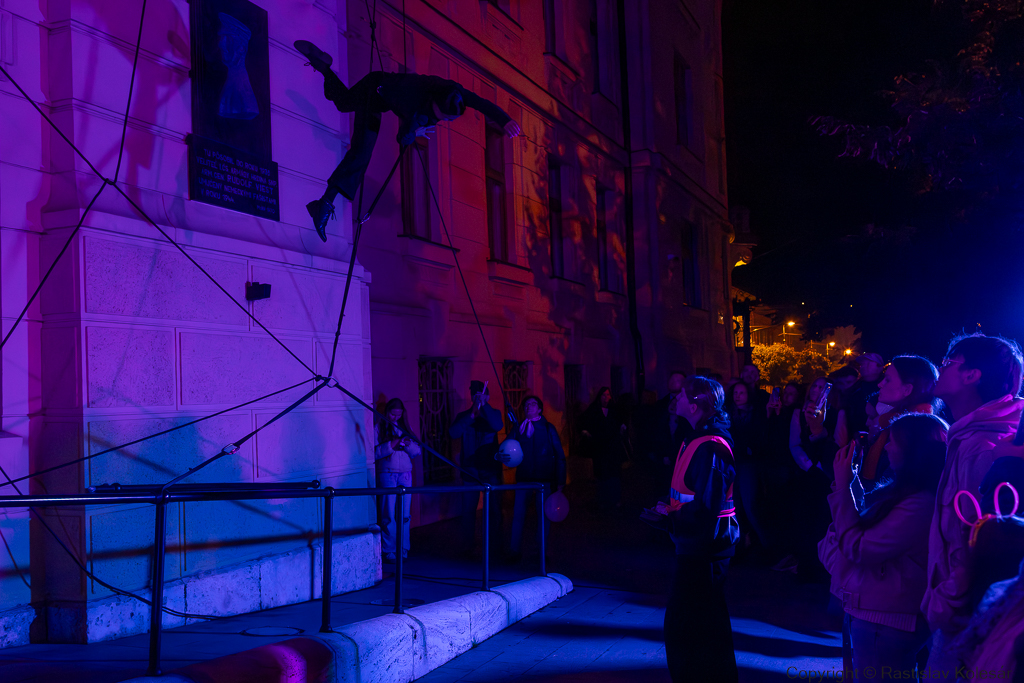 Ariadna Vendelová predviedla divákom pohybovou performance Borderlines.